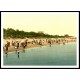 Colberg Germany 2, A New Print Of A Vintage Beach Scene