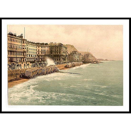 Hastings 3, A New Print Of A Vintage Beach Scene