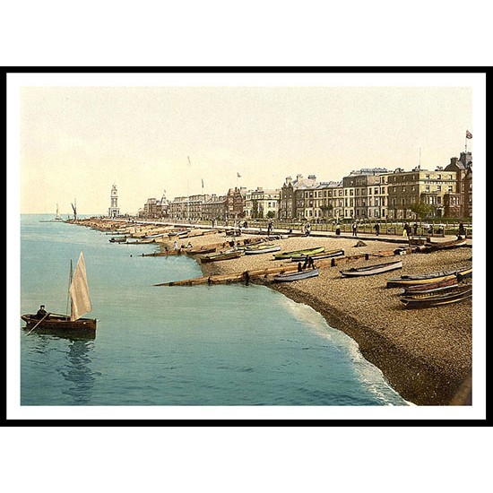 Herne Bay 1, A New Print Of A Vintage Beach Scene