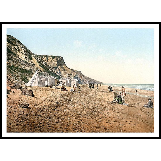 Overstrand, A New Print Of A Vintage Beach Scene