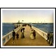 Pier Ostend Belgium, A New Print Of A Vintage Beach Scene