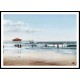 Surf At Old Orchard, A New Print Of A Vintage Beach Scene