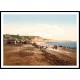 The Beach Fecamp France, A New Print Of A Vintage Beach Scene