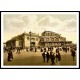 The Kursaal Ostend Belgium - , A New Print Of A Vintage Beach Scene