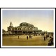 The Kursaal Ostend Belgium, A New Print Of A Vintage Beach Scene