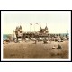 The Pier Ahlbeck Germany, A New Print Of A Vintage Beach Scene