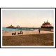 The Pier Blankenberghe Belgium - 2, A New Print Of A Vintage Beach Scene