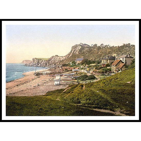 Ventnor 2, A New Print Of A Vintage Beach Scene Ventnor 2, A New Print Of A Vintage Beach Scene
