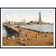 Blackpool 3, A New Print Of A Vintage Beach Scene