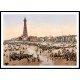 Blackpool 7, A New Print Of A Vintage Beach Scene