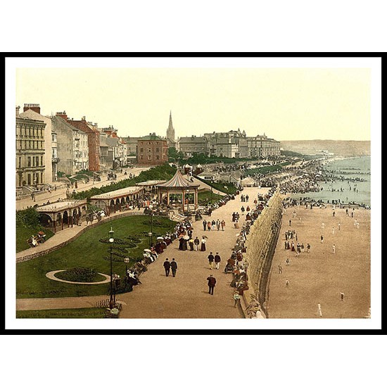 Bridlington 1, A New Print Of A Vintage Beach Scene