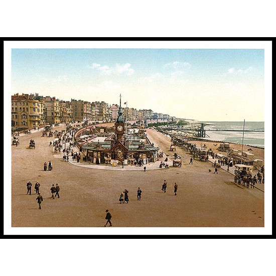 Brighton 3, A New Print Of A Vintage Beach Scene