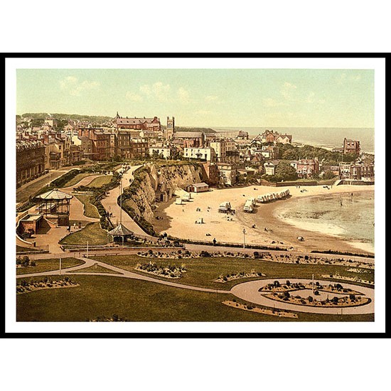 Broadstairs, A New Print Of A Vintage Beach Scene