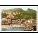 Clovelly, A New Print Of A Vintage Beach Scene