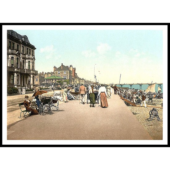 Deal, A New Print Of A Vintage Beach Scene