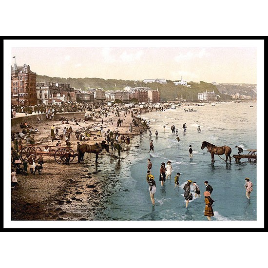 Douglas 2, A New Print Of A Vintage Beach Scene