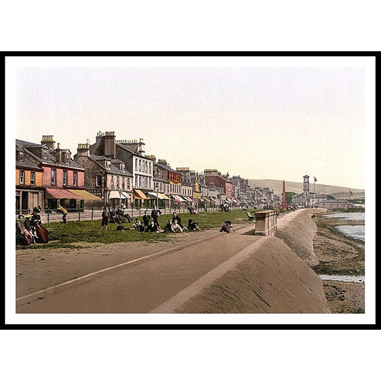 Helensburgh 2, A New Print Of A Vintage Beach Scene