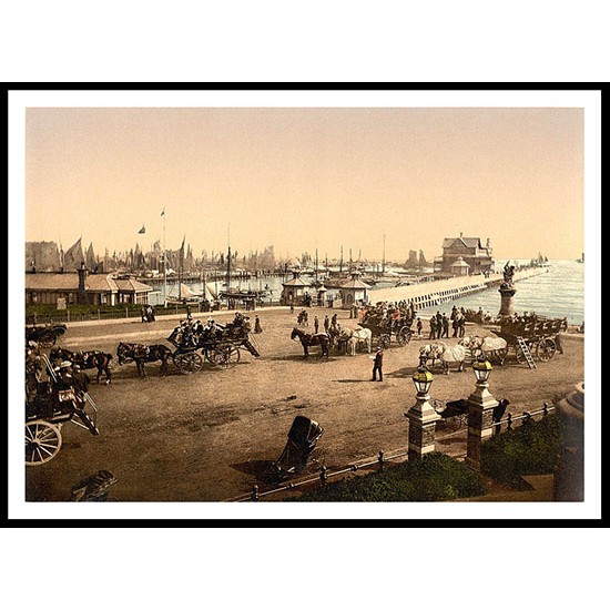 Lowestoft 1, A New Print Of A Vintage Beach Scene