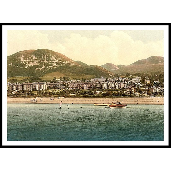 Penmaenmawr, A New Print Of A Vintage Beach Scene