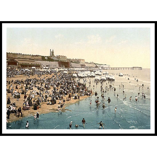 Ramsgate, A New Print Of A Vintage Beach Scene