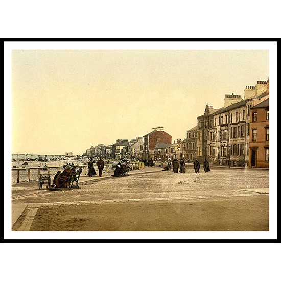 Redcar 1, A New Print Of A Vintage Beach Scene