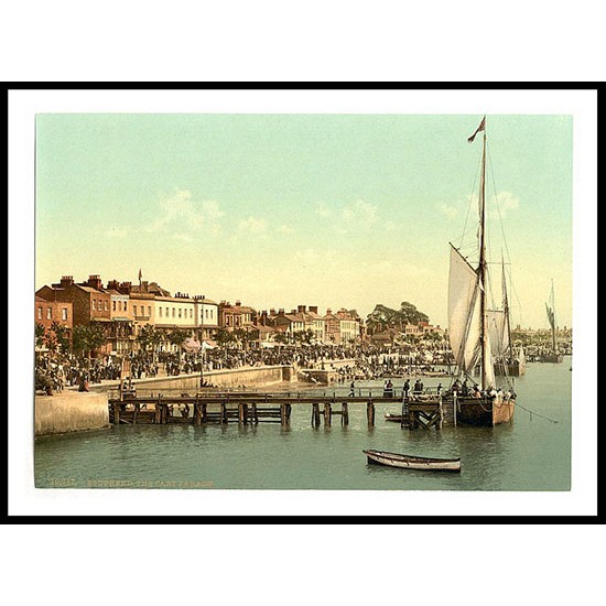 Southend 6, A New Print Of A Vintage Beach Scene