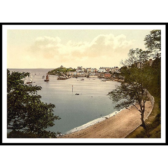 Tenby 2, A New Print Of A Vintage Beach Scene