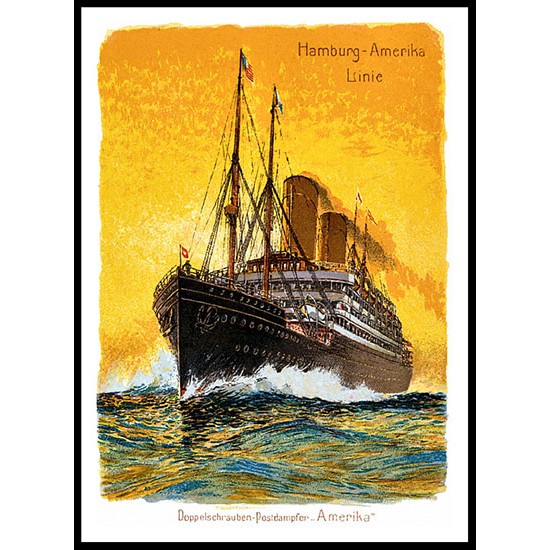 Ship-Card - 101, A New Print Of A Vintage Ship Card