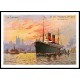 Ship-Card - 20, A New Print Of A Vintage Ship Card