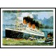 Ship-Card - 22, A New Print Of A Vintage Ship Card