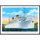 Ship-Card - 25, A New Print Of A Vintage Ship Card