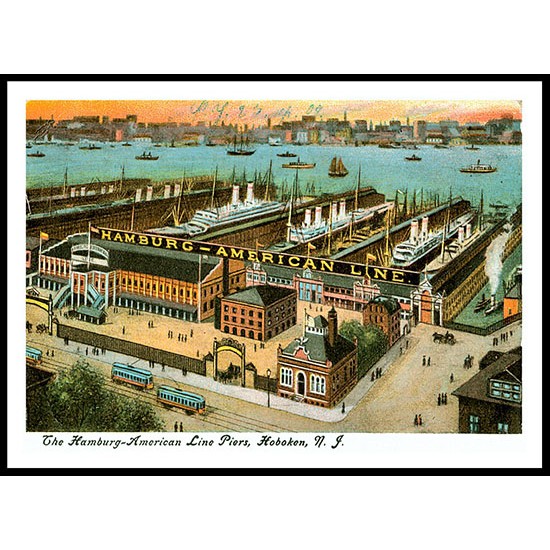 Ship-Card - 28, A New Print Of A Vintage Ship Card