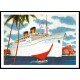 Ship-Card - 29, A New Print Of A Vintage Ship Card