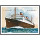 Ship-Card - 3, A New Print Of A Vintage Ship Card