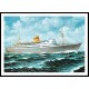 Ship-Card - 31, A New Print Of A Vintage Ship Card