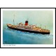 Ship-Card - 32, A New Print Of A Vintage Ship Card