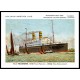 Ship-Card - 35, A New Print Of A Vintage Ship Card