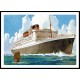 Ship-Card - 4, A New Print Of A Vintage Ship Card