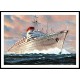 Ship-Card - 50, A New Print Of A Vintage Ship Card