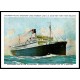 Ship-Card - 56, A New Print Of A Vintage Ship Card