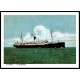 Ship-Card - 58, A New Print Of A Vintage Ship Card