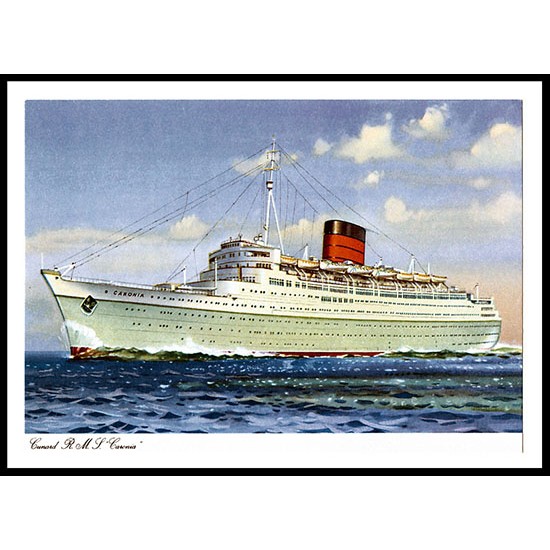 Ship-Card - 59, A New Print Of A Vintage Ship Card