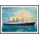 Ship-Card - 6, A New Print Of A Vintage Ship Card