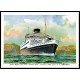 Ship-Card - 70, A New Print Of A Vintage Ship Card