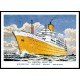 Ship-Card - 71, A New Print Of A Vintage Ship Card