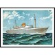 Ship-Card - 72, A New Print Of A Vintage Ship Card