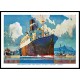 Ship-Card - 79, A New Print Of A Vintage Ship Card