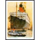 Ship-Card - 91, A New Print Of A Vintage Ship Card