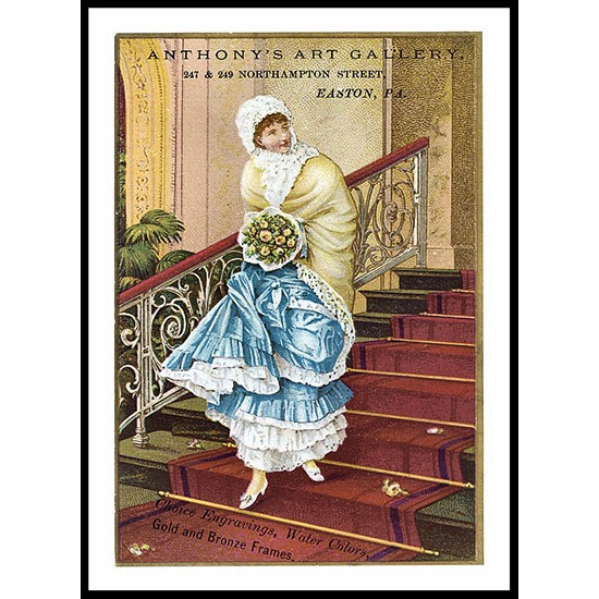 Anthonys, A New Print Of A Vintage Trade Card