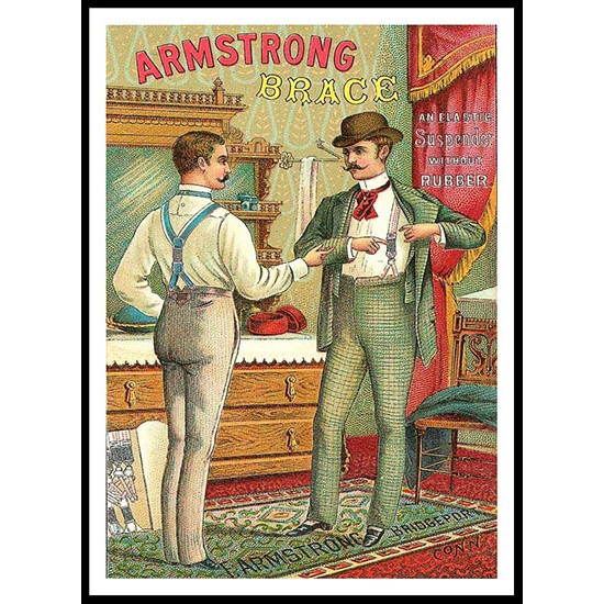 Armstrong, A New Print Of A Vintage Trade Card